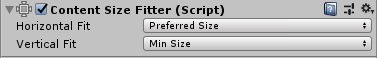 A ContentSizeFitter with VerticalFit set to Min Size so that the Context Menu's height is always the sum of its children